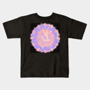 Pencil Stroke Soft Coloured Mandala Kids T-Shirt